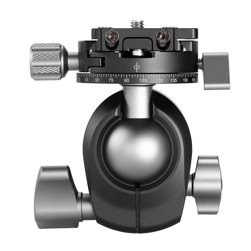Leofoto Stativ-Kugelkopf LH-30R, Dual-Panoramafunktion + Schnellwechselplatte NP-50