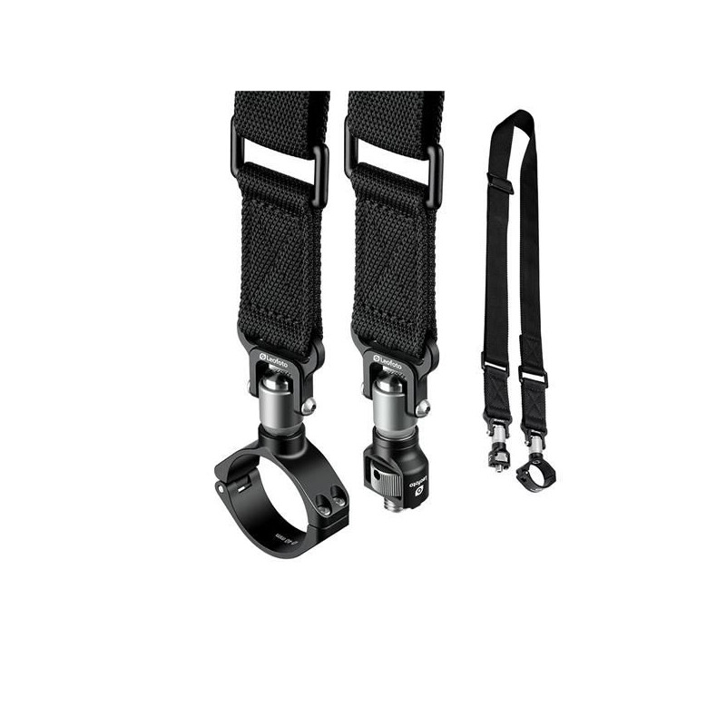 Leofoto Tragegurt Strap-32LM inkl. QD-Stativbeinschelle 32mm und QD-Buchse 3/8"