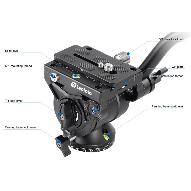 Leofoto Carbon-Dreibeinstativ LVM-323C+BV-10 Manba LVM