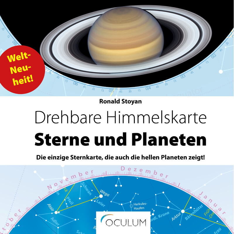 Carte du ciel Oculum Verlag Drehbare Himmelskarte Sterne und Planeten 30cm