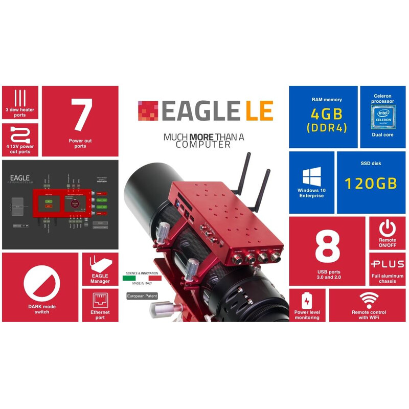 PrimaLuceLab Contrôleurs et câbles pour l'astrophotographie EAGLE4 LE