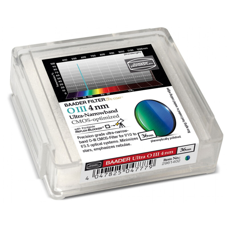 Filtre Baader OIII CMOS Ultra-Narrowband 36mm