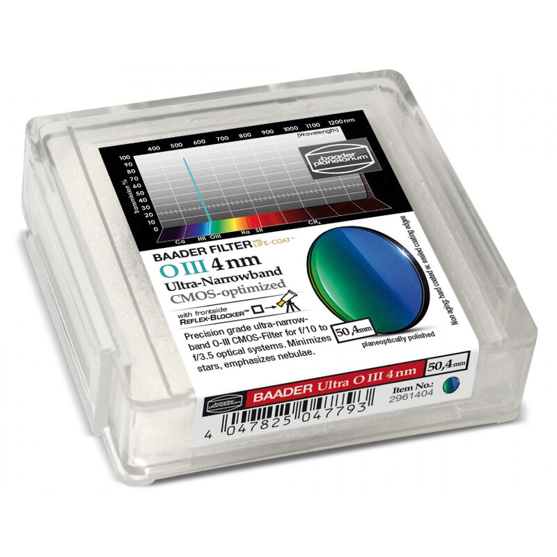 Filtre Baader OIII CMOS Ultra-Narrowband 50,4mm