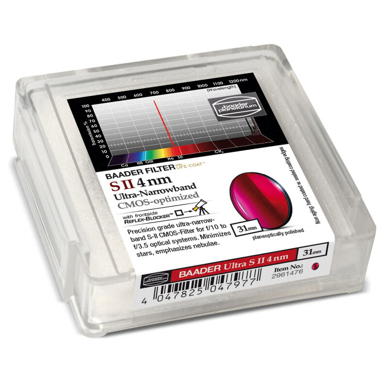Filtre Baader SII CMOS Ultra-Narrowband 31mm