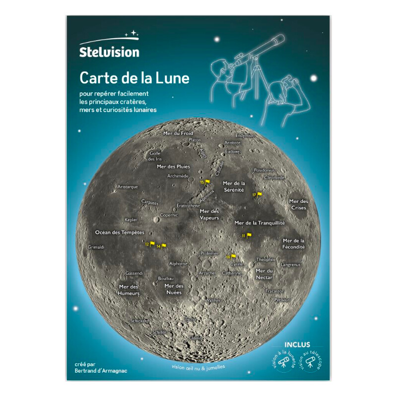 Stelvision Atlas Carte de la Lune