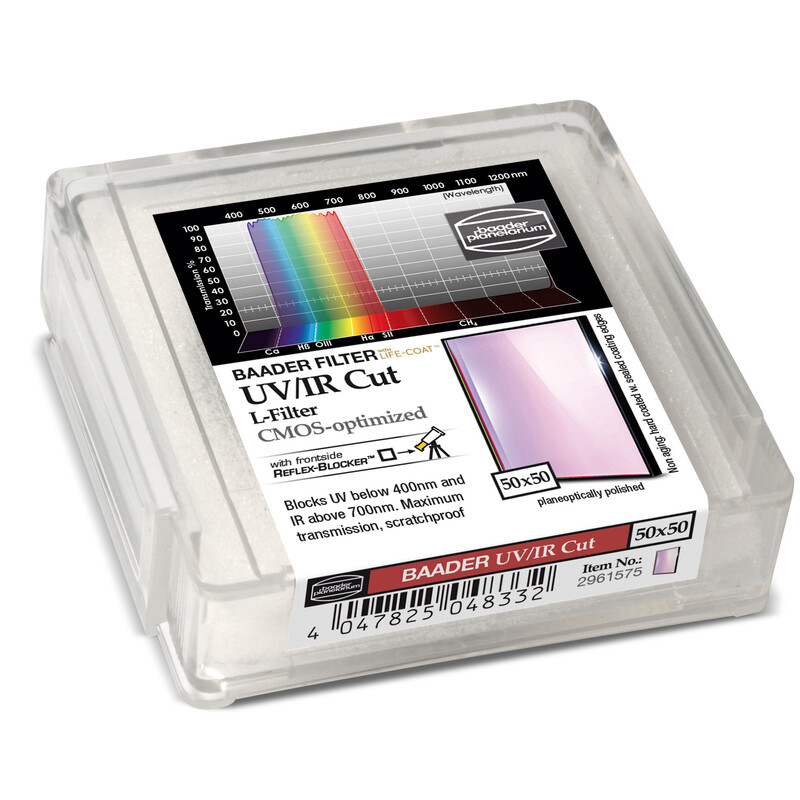Filtre Baader UV/IR L CMOS 50x50mm