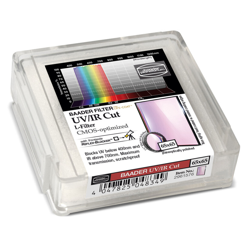 Filtre Baader UV/IR L CMOS 65x65mm