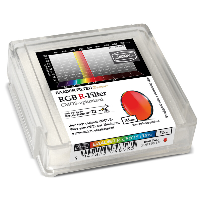 Filtre Baader RGB-R CMOS 31mm