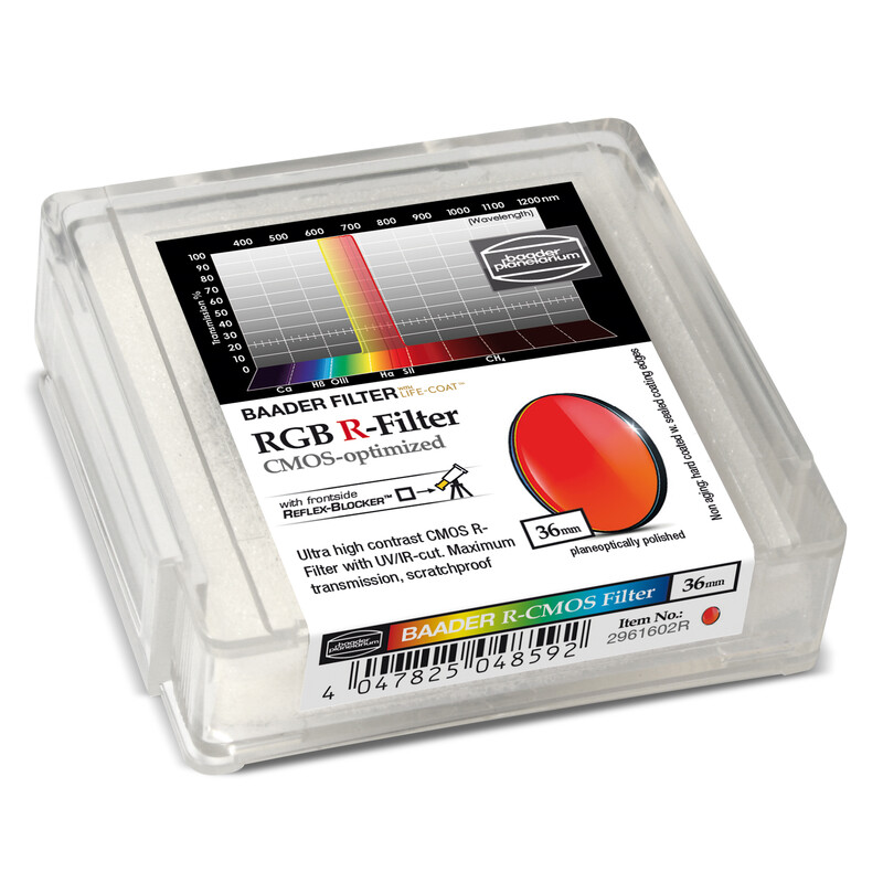 Filtre Baader RGB-R CMOS 36mm