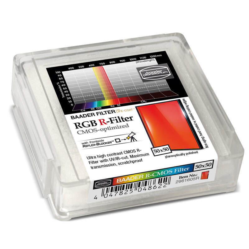 Filtre Baader RGB-R CMOS 50x50mm