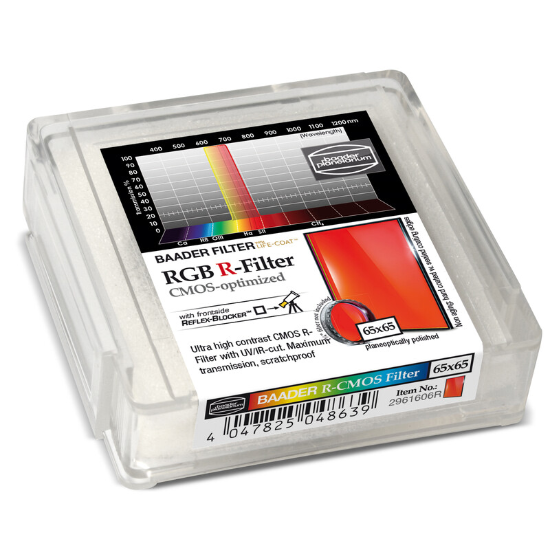 Filtre Baader RGB-R CMOS 65x65mm