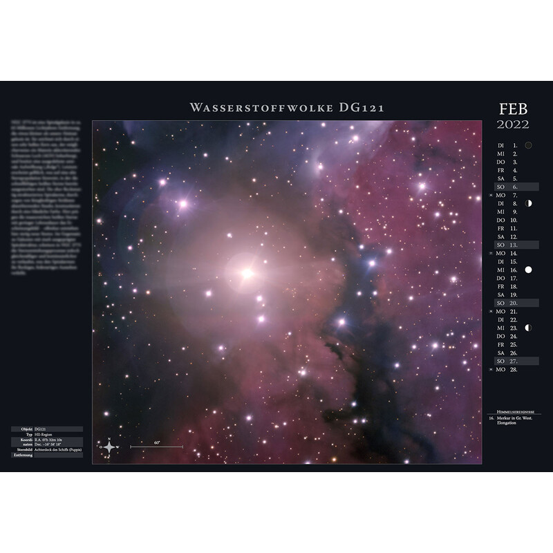 Astronomie-Verlag Weltraum-Kalender 2022