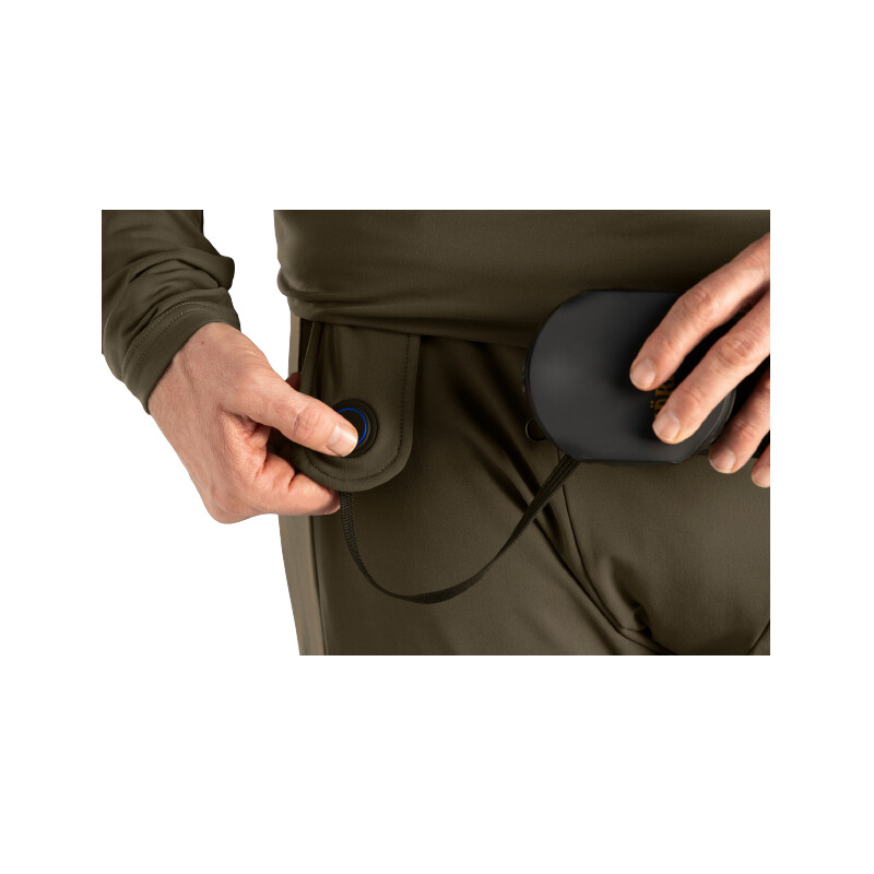 Härkila Caleçon chauffant , vert saule/noir, taille XL
