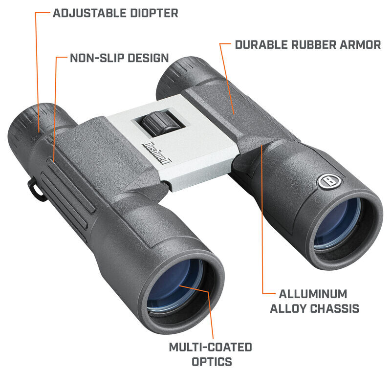 Jumelles Bushnell Powerview 2.0 16x32 Aluminium, MC