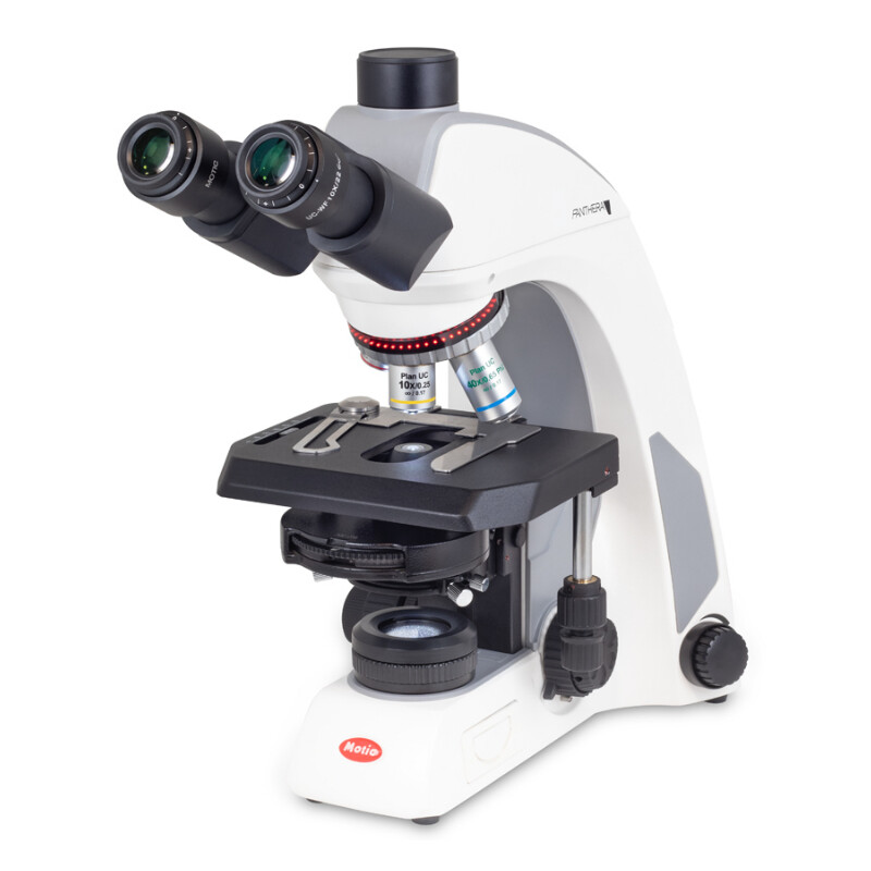 Motic Microscope Panthera C2, Phase package, trino, infinity, plan, achro, 40x-400x, Halogène/LED
