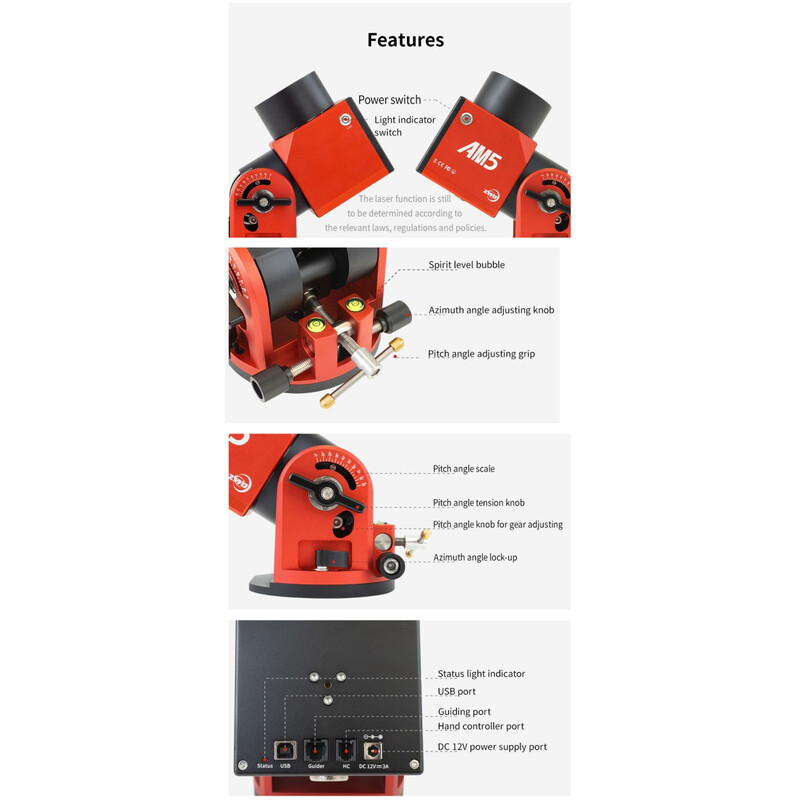 ZWO Montierung AM5 Harmonic Equatorial Mount