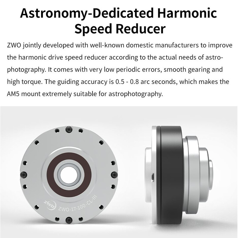 ZWO Montierung AM5 Harmonic Equatorial Mount + Carbon Tripod