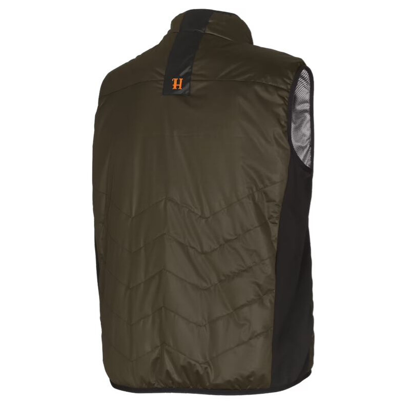 Härkila Gilet chauffant, vert saule/noir, taille XS
