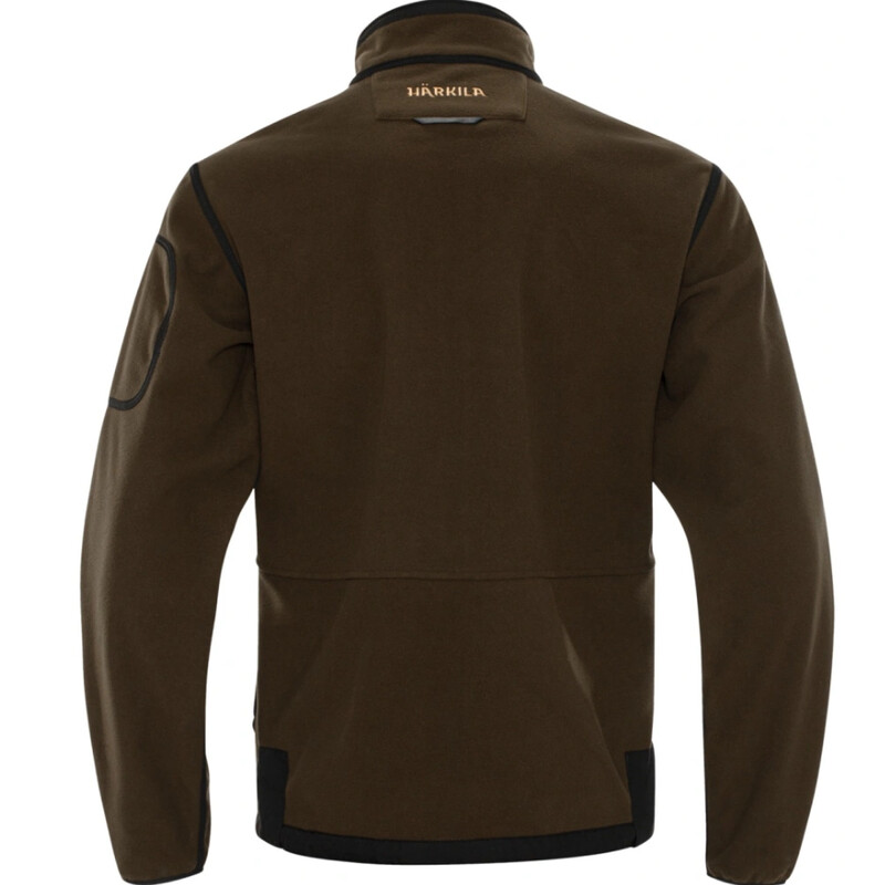 Härkila Veste polaire Kamko, vert chasseur/orange vif, taille XL