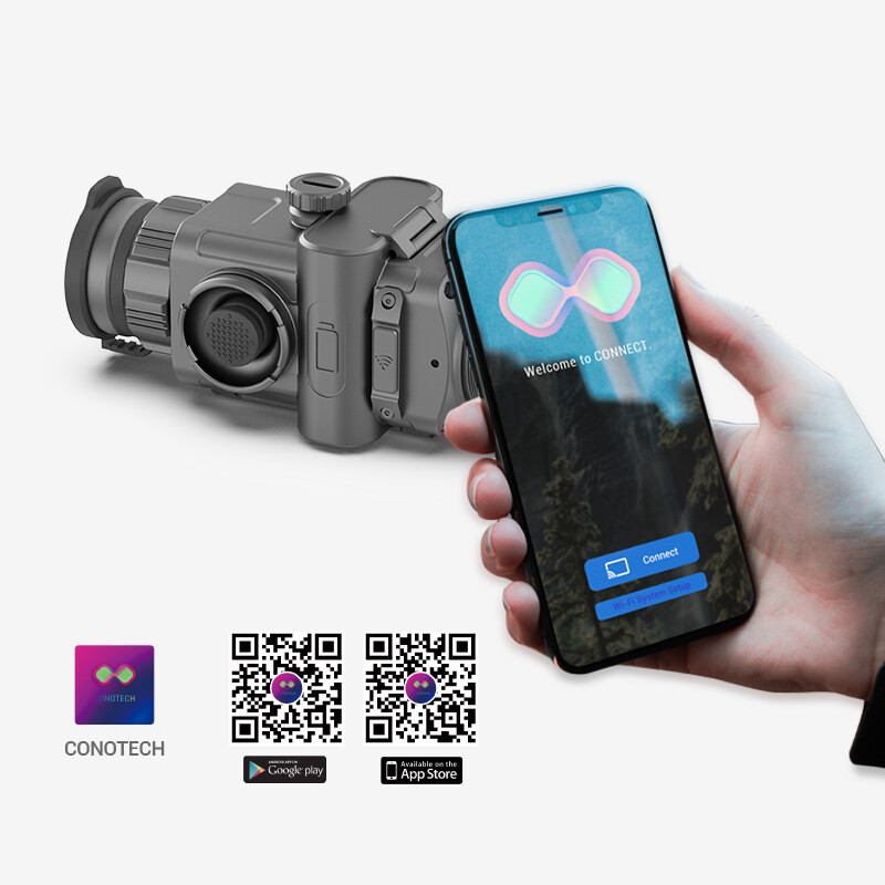 CONOTECH Appareil additionnel d'imagerie thermique Artemis 35 Bundle, batteries et chargeur inclus