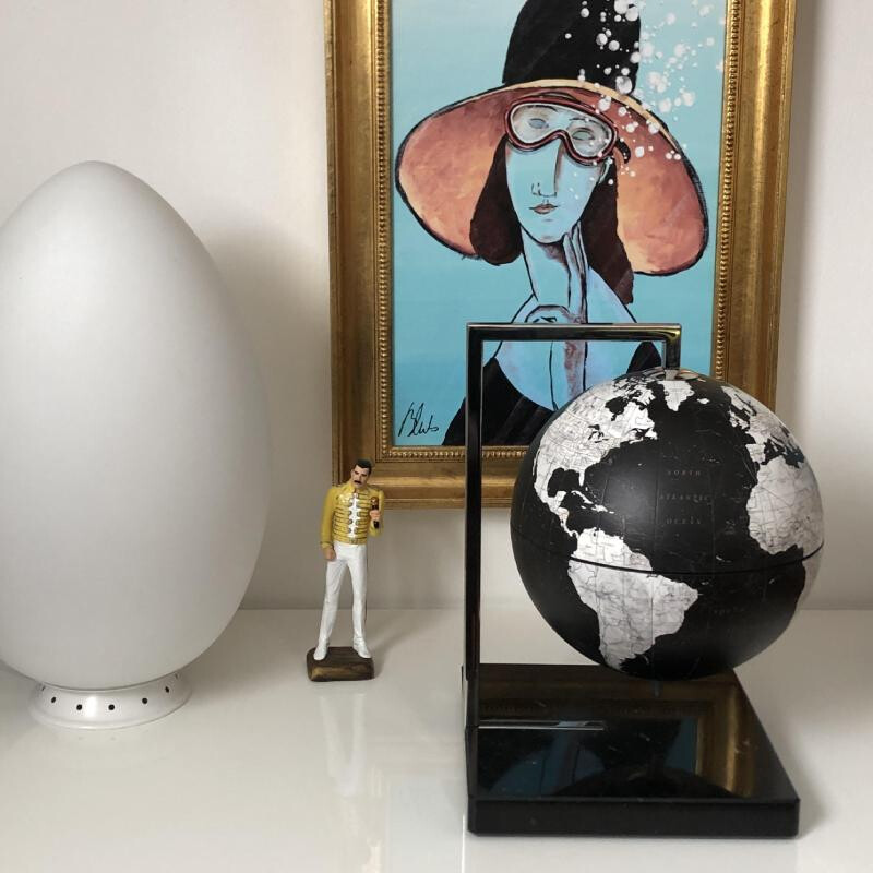 Globe Zoffoli living Quadra Black 22cm