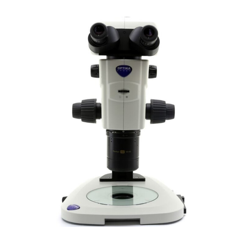 Microscope stéréo zoom Optika SZR-180, trino, CMO, w.d. 60mm, 10x/23, 7.5x-135x, LED, click stop