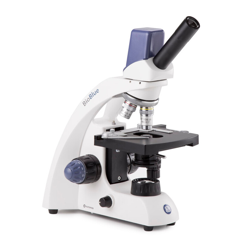Euromex Microscope BioBlue, BB.4255, numérique, mono, DIN, 40x - 1000x, 10x/18, LED, 1W