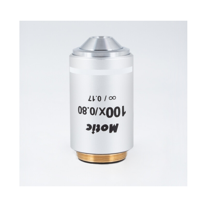 Motic Objectif CCIS Plan, achromatique UC PL 100x/0,8, S-Dry (wd=1,7 mm)
