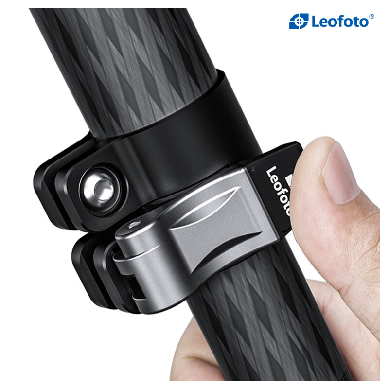 Leofoto Carbon-Dreibeinstativ LSR-284C Rapid Ranger mit Beinklemmen + Ballhead LH-30