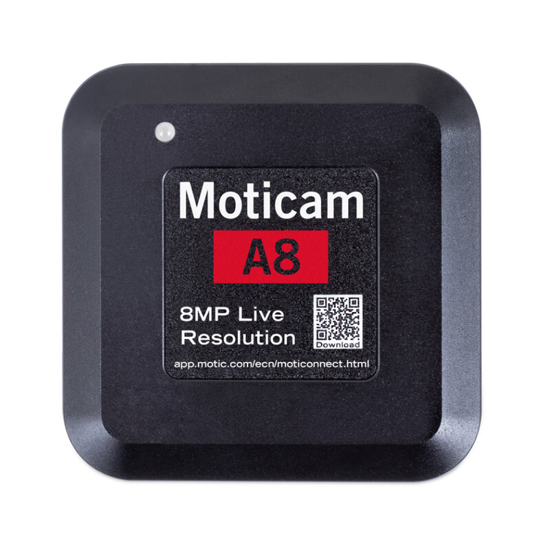 Motic Kamera A8, color, sCMOS, 1/3", 1.34µm, 30fps, 8MP, USB 2.0