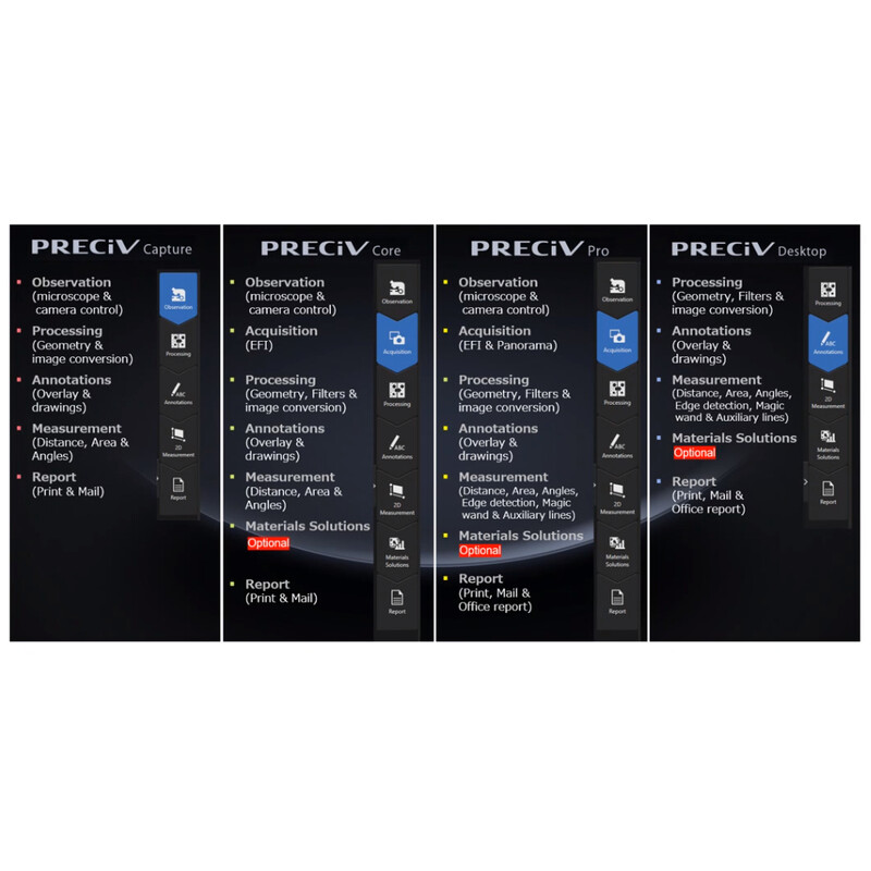 Logiciel Evident Olympus PRECiV Core Version 1.2, licence principale PV-CO-1.2
