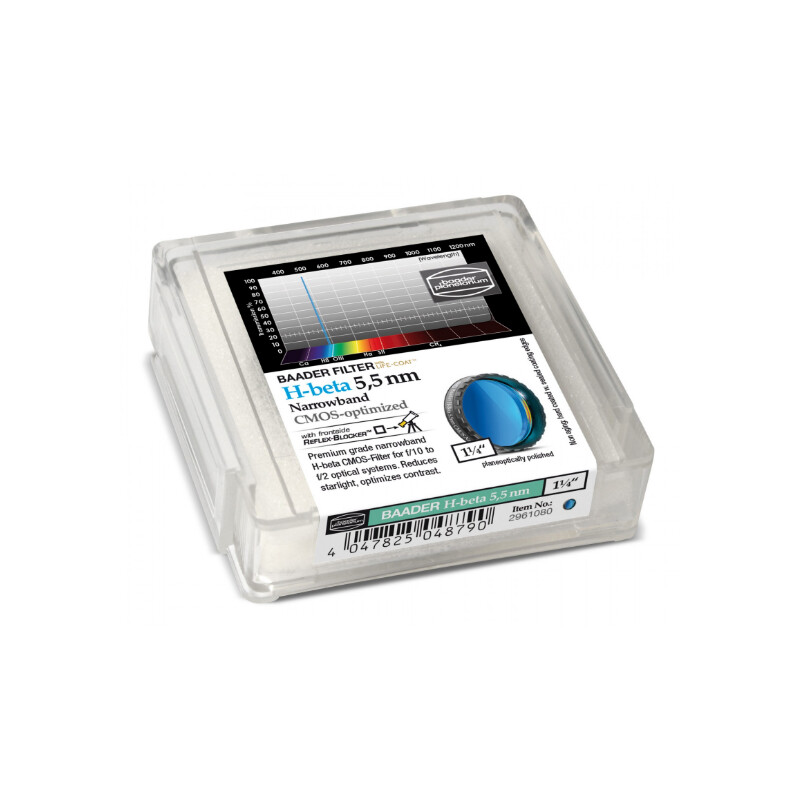 Filtre Baader H-Beta CMOS Narrowband 1,25"