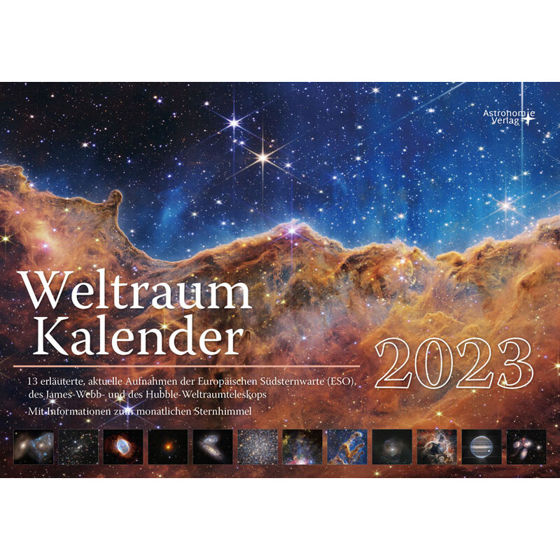 Calendrier Astronomie-Verlag Weltraum-Kalender 2023