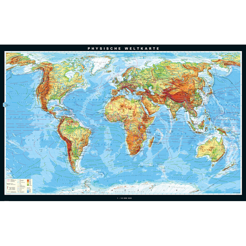 Mappemonde PONS Die Erde physisch (267 x 168 cm)