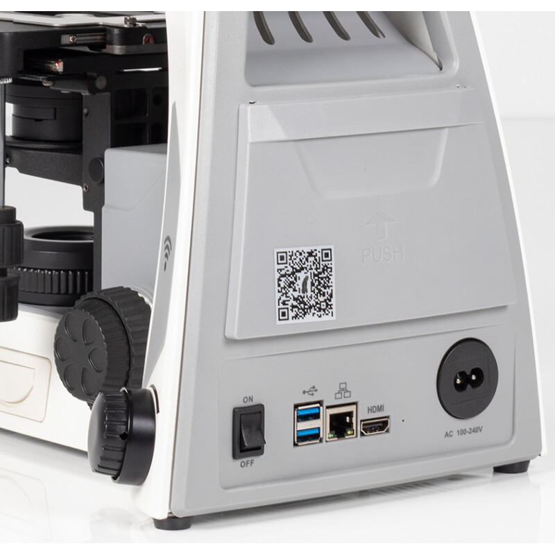 Motic Microscope Panthera cloud, bino, digital, infinity, plan, achro, 40x-1000x, 10x/22mm, Halogen/LED, HDMI, 8MP