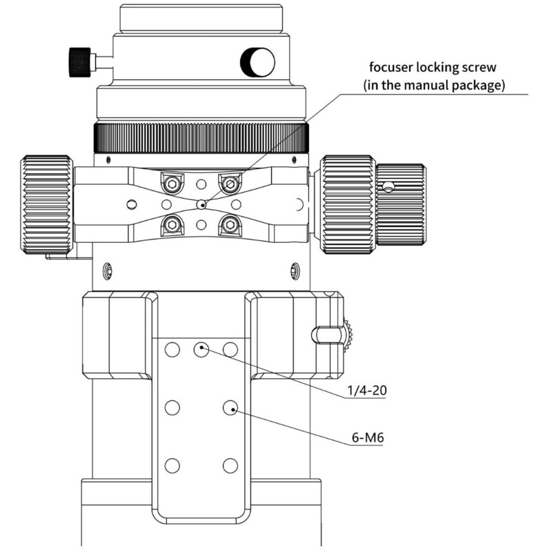 Omegon Apochromatischer Refraktor Pro APO AP 61/360 Triplet ED OTA