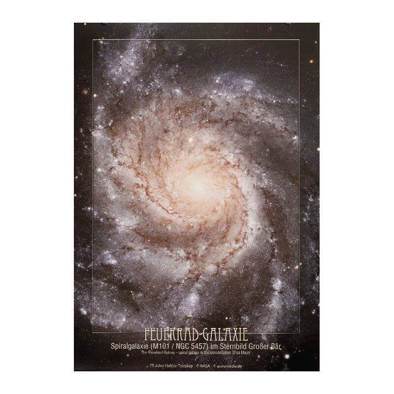 Affiche AstroMedia La galaxie du Volant de Feu
