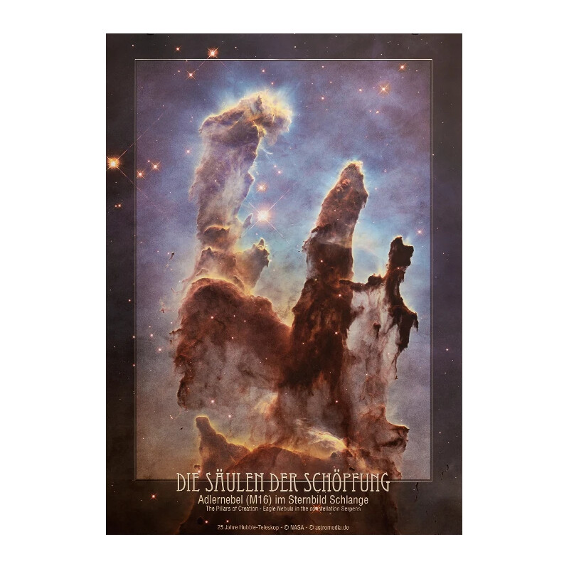 Affiche AstroMedia Die Säulen der Schöpfung