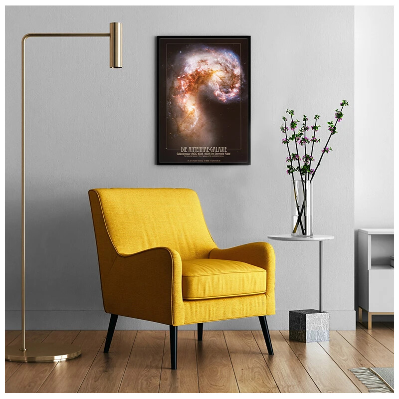 Affiche AstroMedia Les galaxies antennes