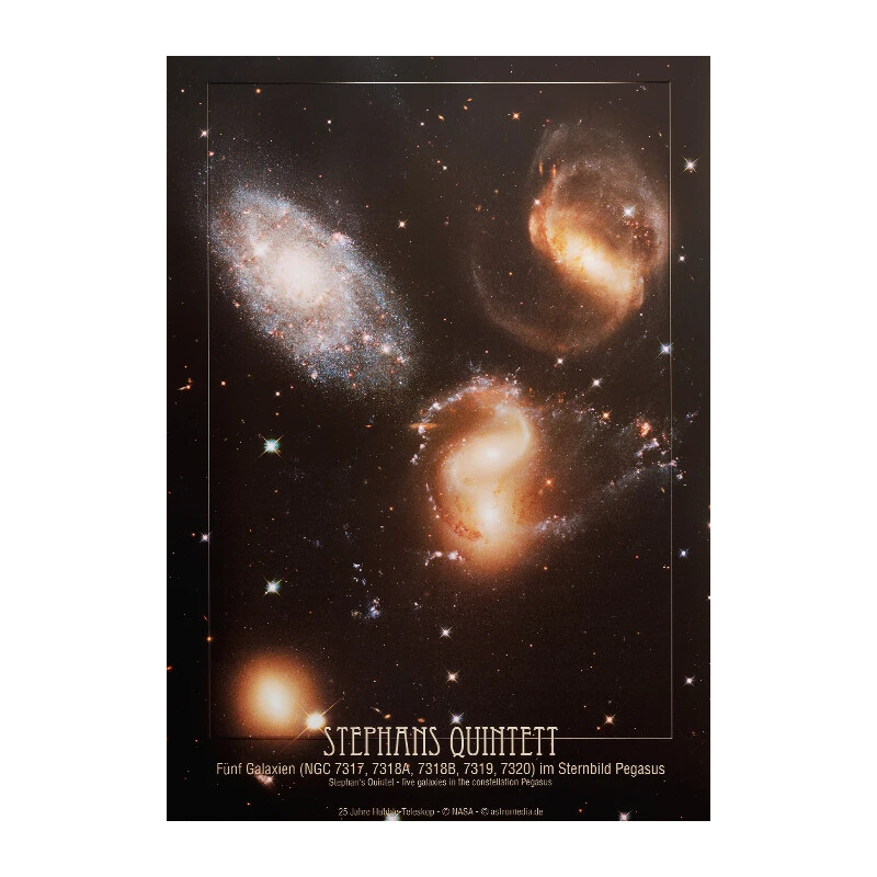 Affiche AstroMedia Le quintette de Stephan