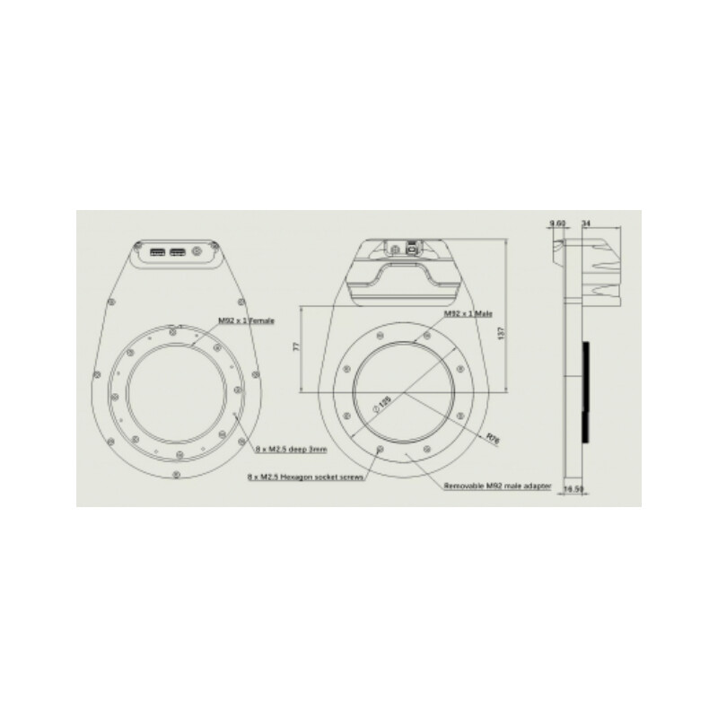 Artesky Rotateur Wanderer PRO M92