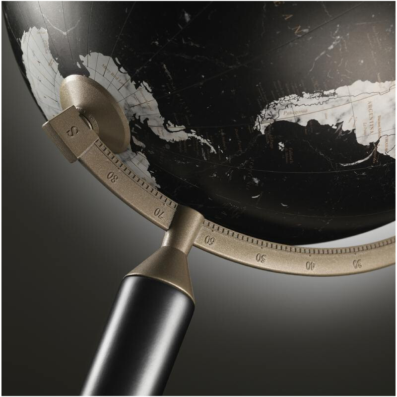 Globe sur pied Zoffoli living Vasco da Gama All Black 40cm