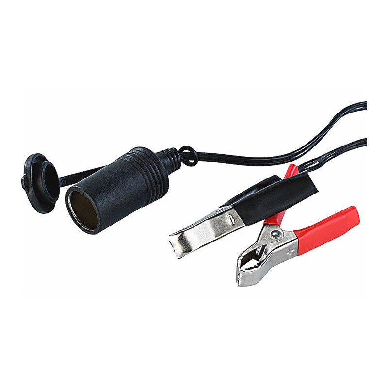 TS Optics Câbles d'alimentation, connecteur réseau de bord/pinces crocodiles 12V 8A