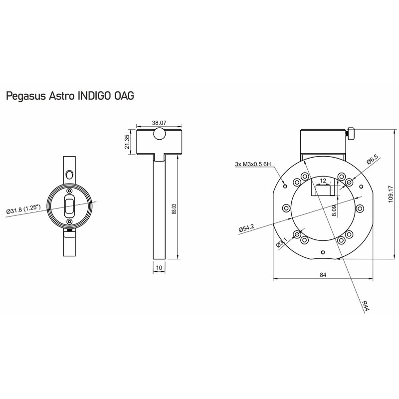Off-Axis Guider PegasusAstro Indigo OAG