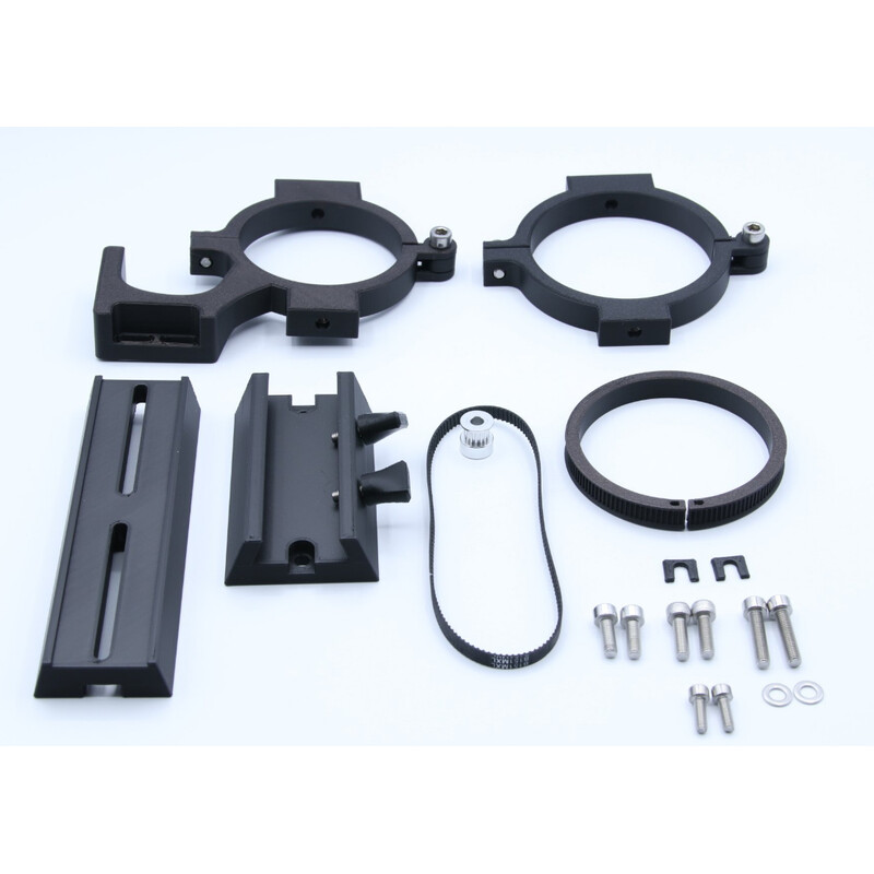 Astroprints Kit de montage du moteur EAF avec collier, rail et support pour chercheur pour Objectif Samyang 135 mm