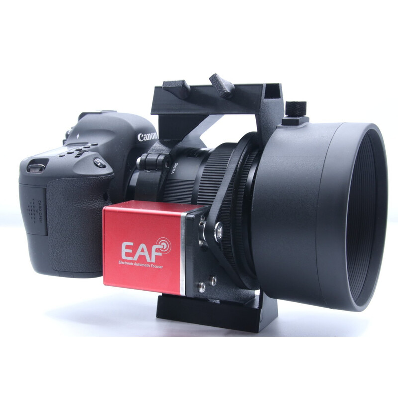 Astroprints EAF Motoranbaukit mit Schelle, Schiene und Sucherschuh für Sigma Art 105mm Objektiv