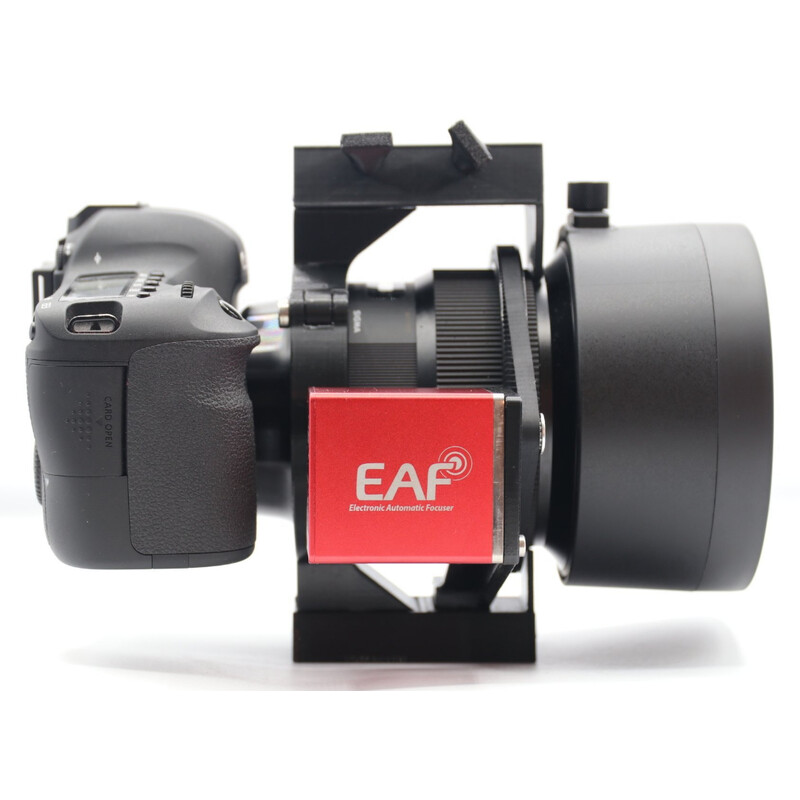 Astroprints EAF Motoranbaukit mit Schelle, Schiene und Sucherschuh für Sigma Art 105mm Objektiv