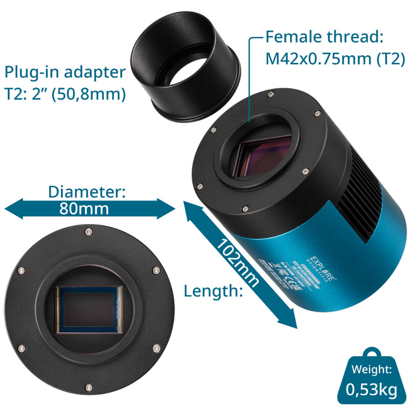 Explore Scientific Kamera Deep Sky Astro 26MP