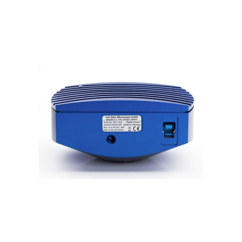 Caméra ZEISS Axiocam 305 color R2 (D), 5MP, color, CMOS, 2/3", USB 3.0, 3,45 µm, 36 fps