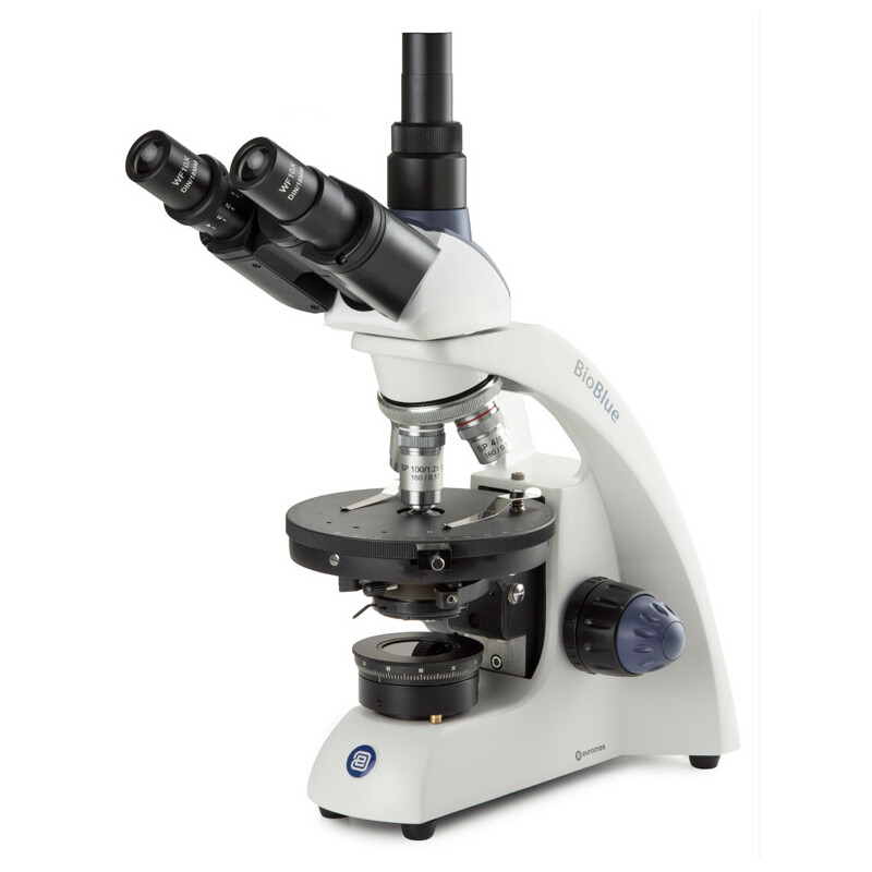 Euromex Microscope BioBlue, BB.4253-P-HLED, trino, polarisation, DIN, 40x-1000x, 10x/18, LED, 1W